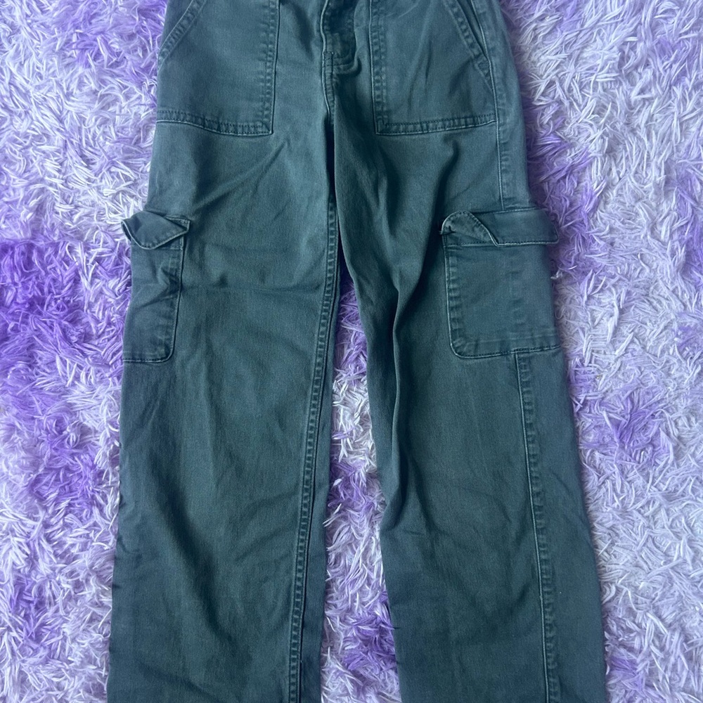 Abercrombie Kids Dark Gray Cargo Jeans